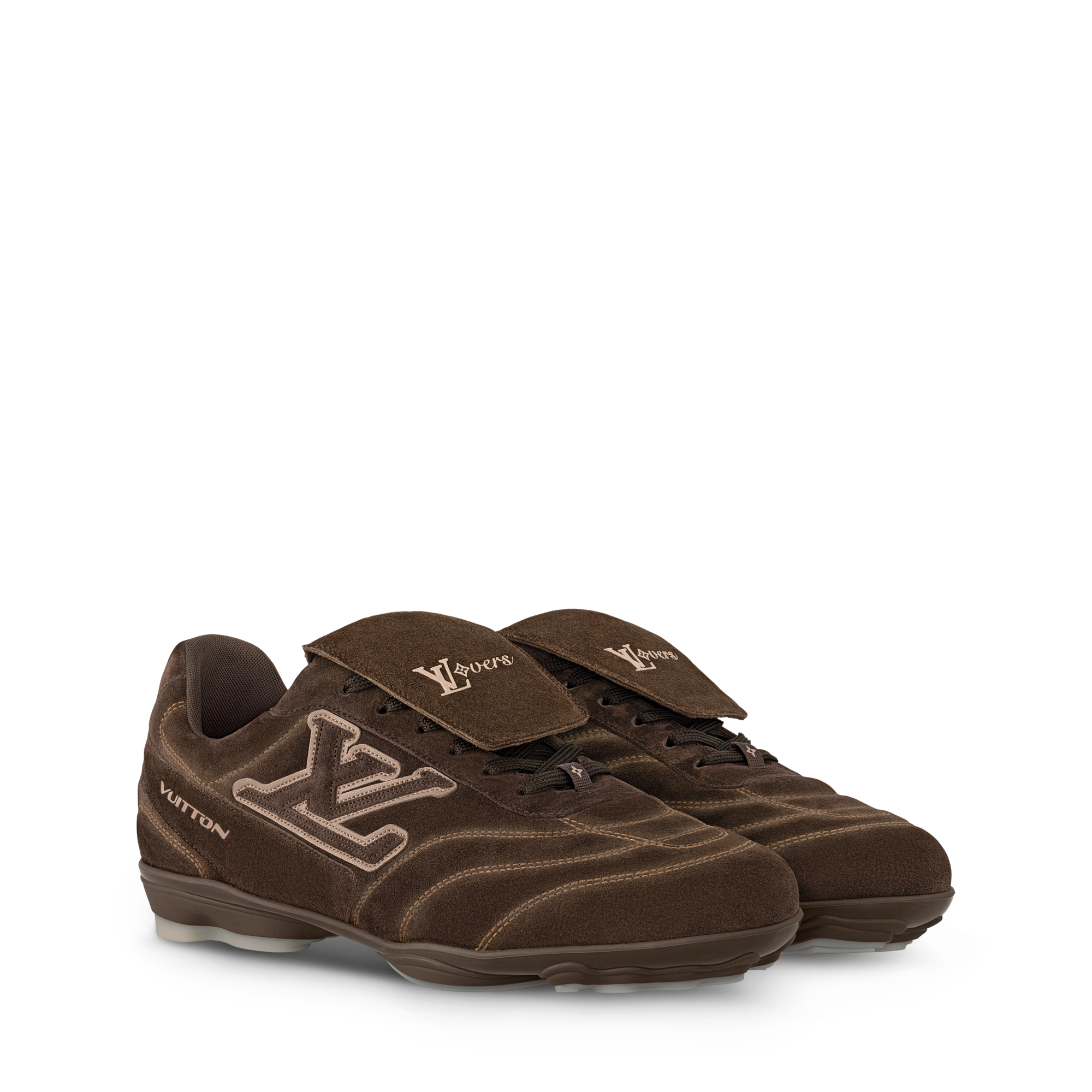 LV/ルイ・ヴィトン　フットプリント サッカー スニーカー7 26cm〜27cm Louis Vuitton ◇ LV フットプリント サッカーライン スニーカー